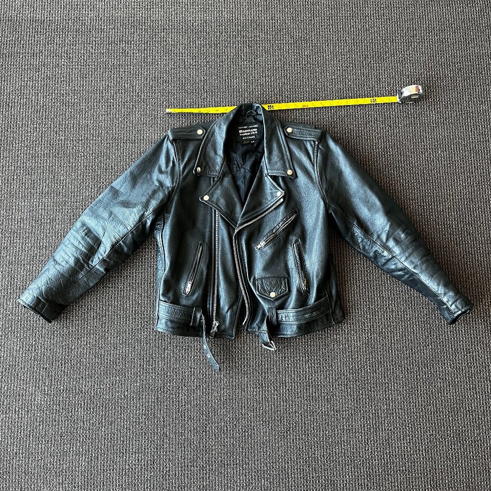 Vintage Leather Motorcycle Jacket